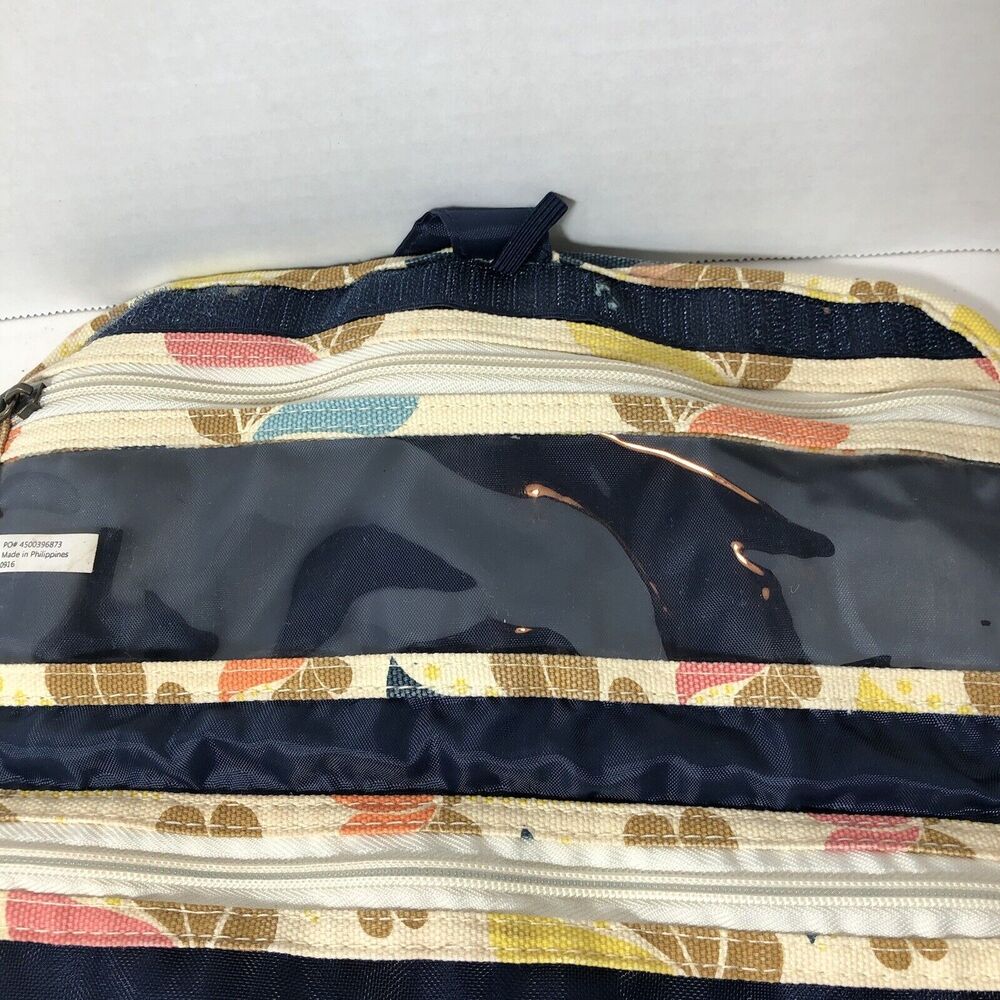 Primrose Hill London Cosmetic Bag‎ Toiletry Travel Floral Lotus Flower Hang B3 - Picture 10 of 12
